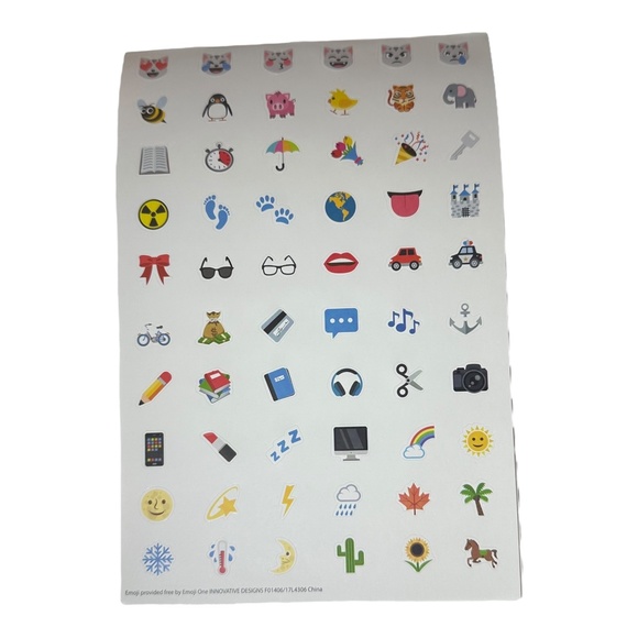 Innovative Designs Emoji Sticker Book Includes Puffy Stickers - Picture 5 of 7